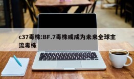 c37毒株:BF.7毒株或成为未来全球主流毒株