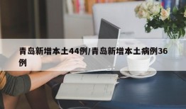 青岛新增本土44例/青岛新增本土病例36例