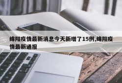 绵阳疫情最新消息今天新增了15例,绵阳疫情最新通报