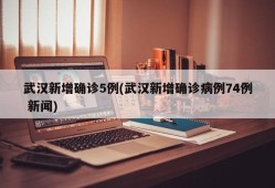 武汉新增确诊5例(武汉新增确诊病例74例 新闻)
