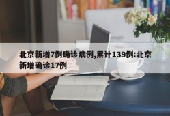 北京新增7例确诊病例,累计139例:北京新增确诊17例
