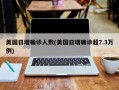 美国日增确诊人数(美国日增确诊超7.3万例)