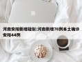 河南安阳新增疑似:河南新增76例本土确诊安阳44例