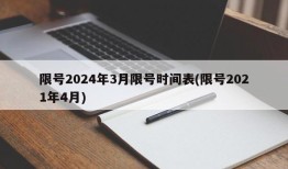 限号2024年3月限号时间表(限号2021年4月)