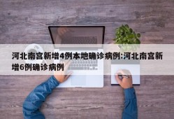 河北南宫新增4例本地确诊病例:河北南宫新增6例确诊病例