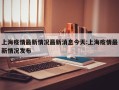 上海疫情最新情况最新消息今天:上海疫情最新情况发布