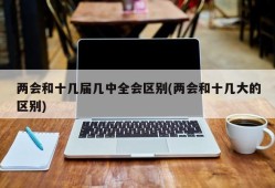 两会和十几届几中全会区别(两会和十几大的区别)