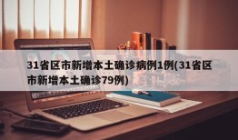 31省区市新增本土确诊病例1例(31省区市新增本土确诊79例)