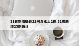 31省新增确诊22例含本土2例:31省新增23例确诊