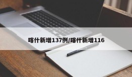 喀什新增137例/喀什新增116
