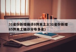 31省份新增确诊8例本土2(31省份新增85例本土确诊分布多省)