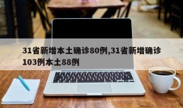 31省新增本土确诊80例,31省新增确诊103例本土88例