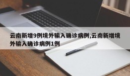 云南新增9例境外输入确诊病例,云南新增境外输入确诊病例1例