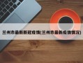 兰州市最新新冠疫情(兰州市最新疫情情况)