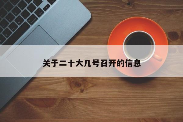 关于二十大几号召开的信息